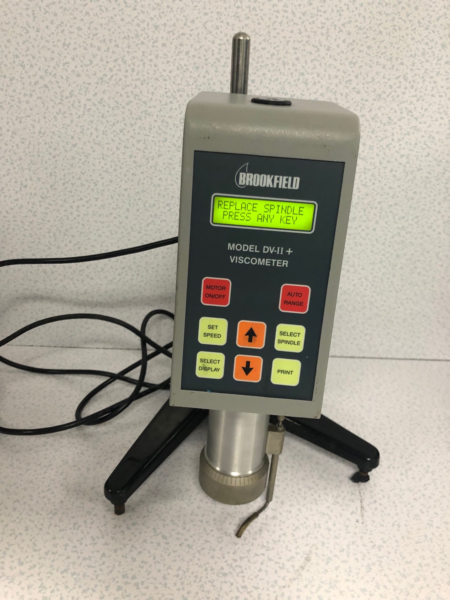Brookfield DV-II + Viscometer Brookfield Viscometer HBDVII+ used
