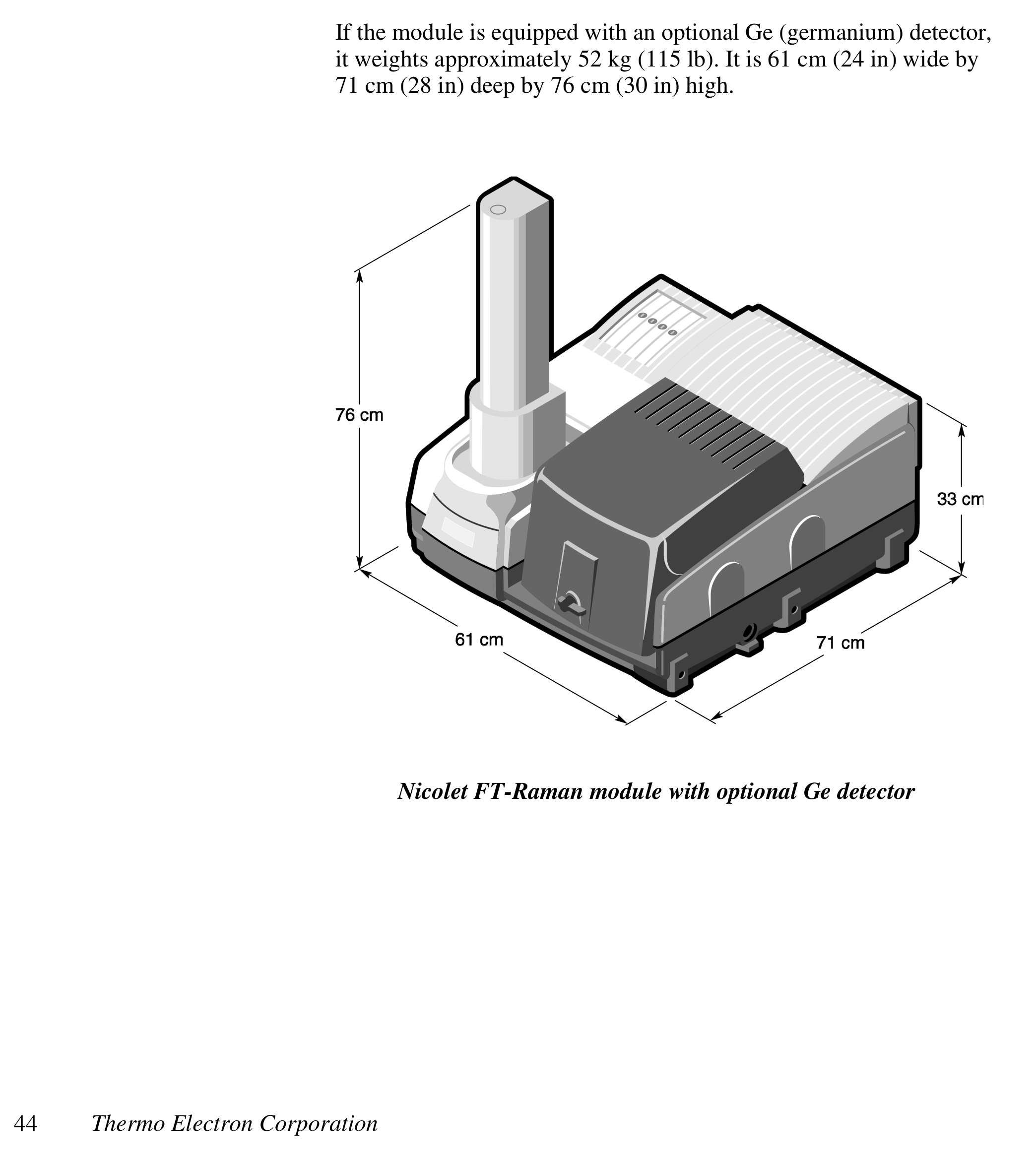 Thermo Nicolet RAMAN FTIR System