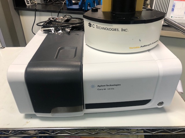 Agilent Cary 60 UV-VIS spectrophotometer SoloVPE