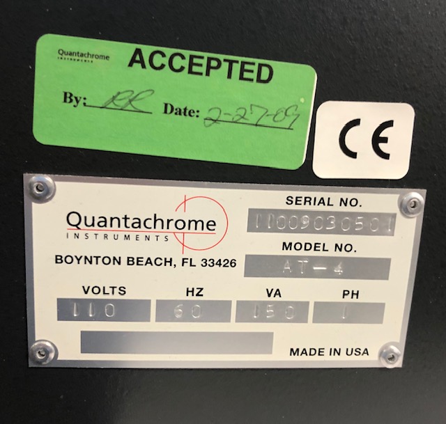 Quantachrome Autotap AT-4 used very nice