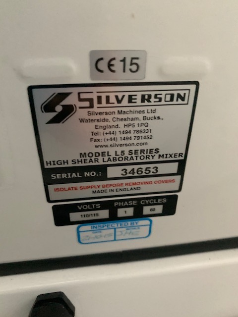  Silverson L5M-A Series Homogenizer