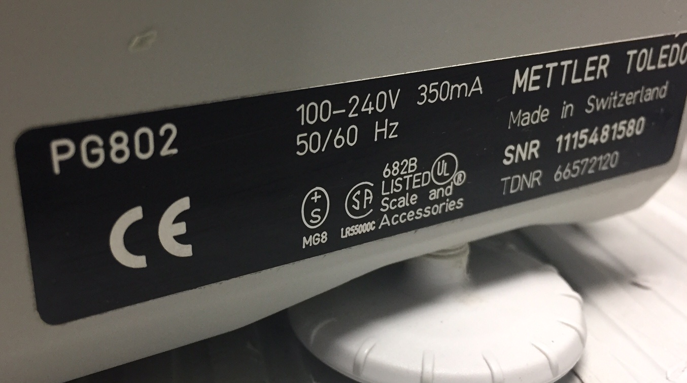 Mettler PG802 Mettler Toledo PG802