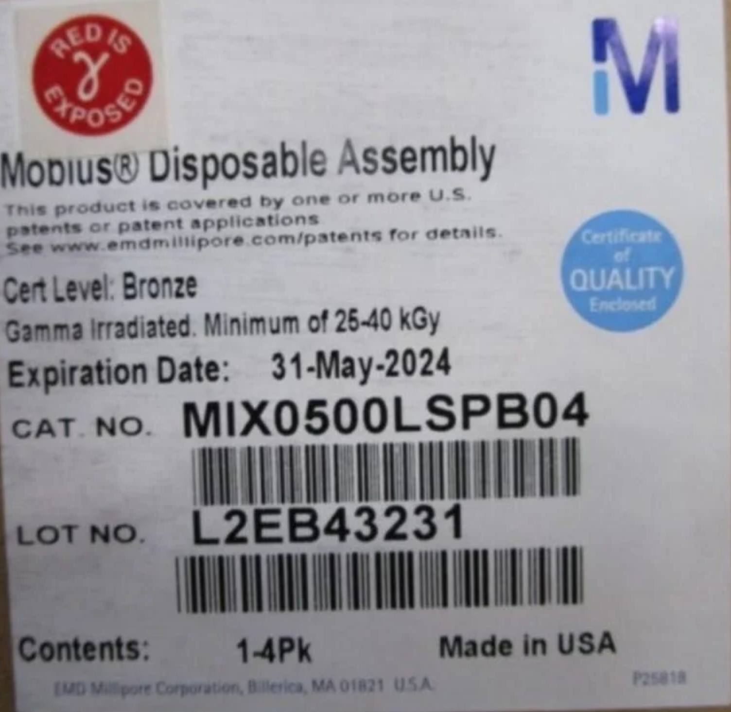 EMD Millipore MIX0500LSPB04